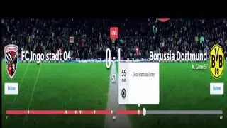 FC Ingolstadt 04 0-4 Borussia Dortmund 23/08/2015 HD