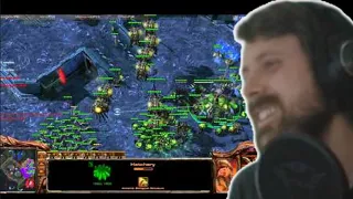 Forsen Reacts to Starcraft 2 Tutorial - Destiny's Baneling Analogy