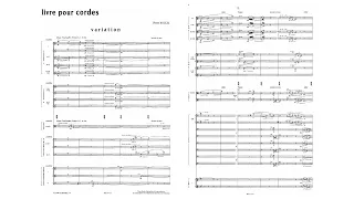 Pierre Boulez - Livre pour Cordes (Audio + Full Score)