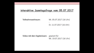Nationalratswahl 2017: interaktive Umfrage zur Wahl in Österreich