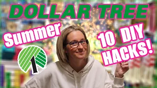 10 Dollar Tree SUMMER DIY HACKS! On a BUDGET!