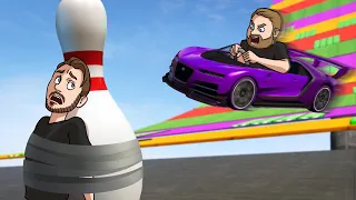 Bowling With Cars In GTA5!