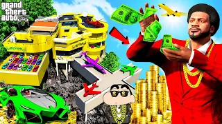 FRANKLIN And SHINCHAN BECOME BILLONAIR !! EVERYTHING IS FREE IN GTA5 ll SUMITOP