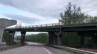 Evening Drive in the United States of America as a Tourist.