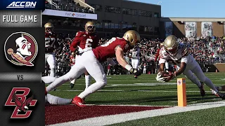 Florida State vs. Boston College Full Game | 2021 ACC Football