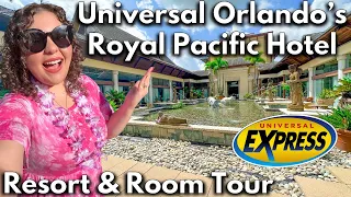 Universal Orlando's Loews Royal Pacific Hotel (Detailed Resort & Room Tour) Free Express Pass!