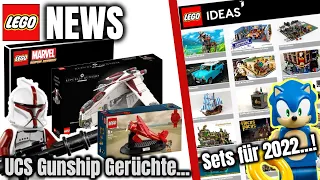 Die nächsten LEGO Ideas Sets werden... | üble UCS Gunship Gerüchte | viele Marvel Neuheiten in 2021!