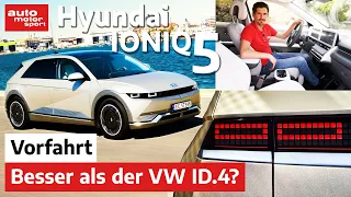 Hyundai IONIQ 5 (2021): Besser als der VW ID.4? - Vorfahrt (Review) | auto motor und sport