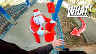 POLICÍA SALVA LA NAVIDAD DEL GRINCH 🎅🏼 Como se hace un PARKOUR pov.