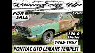 FOR SALE CHECK IT OUT 1965 1967 GTO LEMANS TEMPEST CURRENTLY LISTED FOR 10k & UNDER