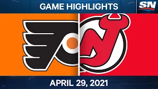 NHL Game Highlights | Flyers vs. Devils - Apr. 29, 2021