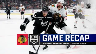 Blackhawks @ Kings 4/18 | NHL Highlights 2024