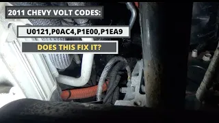 2011 CHEVY VOLT CODES U0121,P0AC4,P1E00,P1EA9. DOES THIS FIX IT?