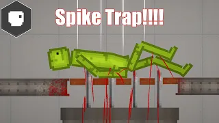 How to make Spike Trap in Melon Playground | PEOPLE SANDBOX