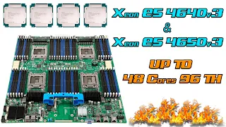 CPU для 4-хпроцессорных систем до 48 ядер и 96 потоков. Тест Xeon E5 4640v3 и E5 4650v3