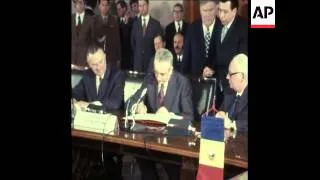 SYND 19-4-74 WARSAW PACT RENEWAL SIGNING BY COMMUNIST BLOC