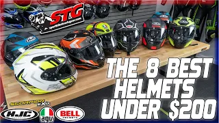 The BEST Motorcycle Helmets UNDER $200 | Sportbike Track Gear