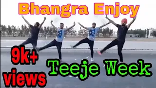 TEEJE WEEK { JORDAN SANDHU} BASIC BHANGRA | BHANGRA ENJOY 2018| LATEST PUNJABI SONG
