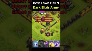 Th9 Best Dark Elixir Farming Strategy - Th9 vs Th10