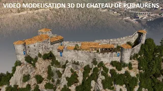 Reconstruction 3D: Château de Puilaurens - Aude