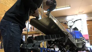 Cutting and Shortening My Polaris Axys Tunnel | Shop Vlog | April 17 2020