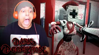 THESE SCARY AHH NURSES WANNA STAB ME!! [DARK DECEPTION: CHAPTER 4]