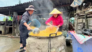 The process of cooking corn wine and going to catch fish for food processing - Ly Thi Ca .Ep11