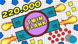 Diep.io ► BLEEDING, Hyde and tactics TWIN FLANK ► The strongest tank with cool guns
