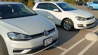 Обзор VW Golf на левом и правом руле