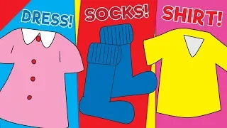 Clothing | Video Flash Cards | English for Children | Fun Kids Videos