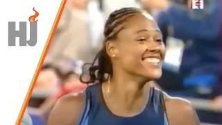 2000 Sydney - Finale 100m (disqualification de Marion JONES pour dopage)