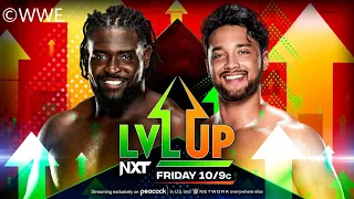 Javier Bernal vs Oba Femi / Singles Match / NXT Level Up #51 / WWE 2K22