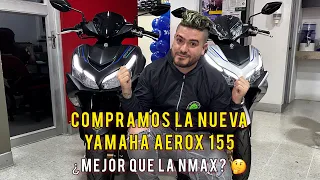 😯🏁 PROBAMOS LA NUEVA YAMAHA AEROX 155 ¿MEJOR QUE LA NMAX? ¿LA MEJOR SCOOTER? 🤔🛵