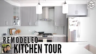 KITCHEN TOUR! | IKEA Kitchen Cabinets | Kitchen Organization Ideas