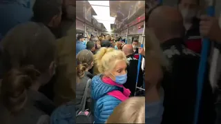 Новый конфликт с кавказцами в московском метро.