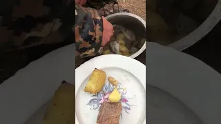 На рыбалке главное активный отдых и вкусное блюдо.👍