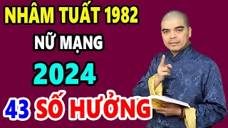 Tử Vi Tuổi Nhâm Tuất 1982 Nữ Mạng Năm 2024 SẼ RA SAO? May Mắn Giàu Có Hay Vận Hạn Thế Nào?