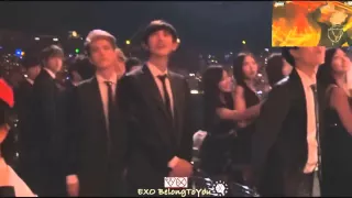 23 11 2013 EXO jamming to Rain ' hip song'+ @ 2013 HK MAMA