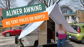 Aliner Awning - No Tent Poles or Ropes!