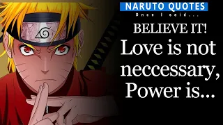 Popular NARUTO QUOTES That Hit Deep And Makes your Heart Bleed| These quotes will never be forgotten