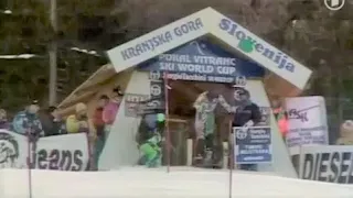 Thomas Fogdoe wins slalom (Kranjska Gora 1992)