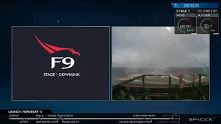 СТАРТ И ПОСАДКА SpaceX Falcon 9 (FORMOSAT) 24/08/2017