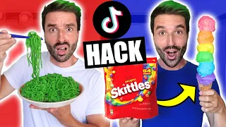 JE TESTE LES MEILLEURS FOOD HACKS TIKTOK PENDANT 24H - PARTIE 6