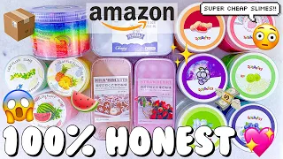 AMAZON SLIME REVIEW 💖 0 STARS VS 4 STARS! $3 SLIMES