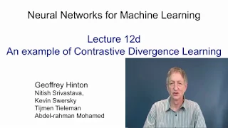 Lecture 12.4 — An example of RBM learning — [ Deep Learning | Geoffrey Hinton | UofT ]
