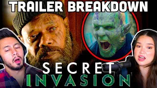 SECRET INVASION TRAILER BREAKDOWN - easter eggs, missed details REACTION + Achara's Trailer Reaction