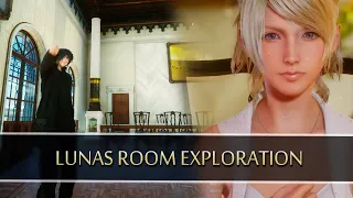 FFXV: PLATINUM DEMO | Lunas Room Exploration [Trailer Room]