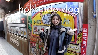 Hokkaido Vlog: German Christmas Markets, Sandria Review, Ramen Alley & THRIFTING 🎄🥨