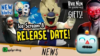 ICE SCREAM 8 FINAL CHAPTER RELEASE DATE ❗🍦 EVIL NUN for PC & CONSOLES GIFTS 🎁 More IS8 HINTS 👀 NEWS