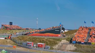 Formula 1 Circuit Zandvoort wave over de tribunes tijdens de Dutch Grand Prix 2021 Zandvoort